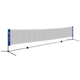 DOUBLE FISH Portable Badminton Net Versatile Portable Badminton Net - Foldable, Standard Size For Indoor & Outdoor Sports - Ideal For Volleyball & Ten